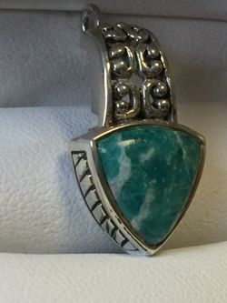 Silver Pendant with Beautiful Gemstone