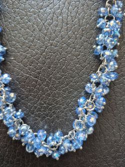Blue Beaded Necklace