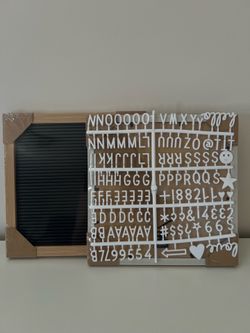 Letter Board Wood