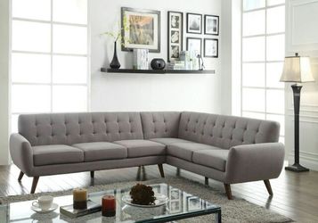Grey sectional new in box