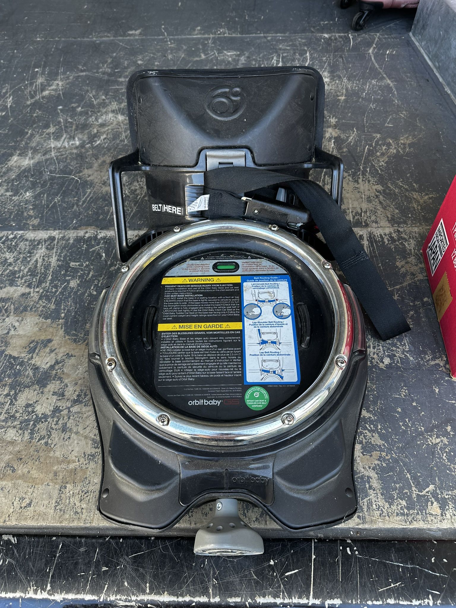 Orbit G5 Car seat Base