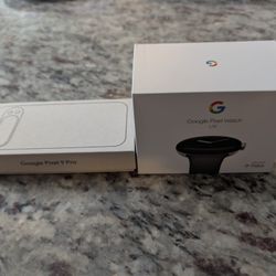 Pixel 9 Pro 256 GB and 1st Gen Pixel Watch LTE Bundle