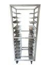 12 Tier Adjustable Aluminum Heravy Duty Speed Rack Full Size Tray Screen Bevles NSF #4559