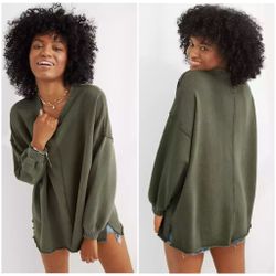 Aerie Down-To-Earth Oversized Sweatshirt