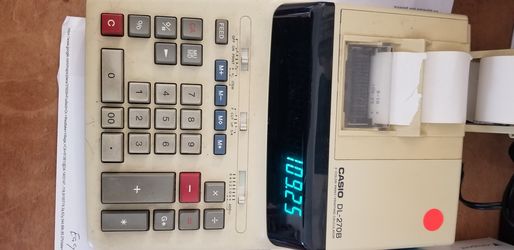 Casio DL-270B printing calculator