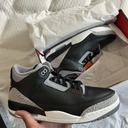 Jordan 3 Black Cement 2024