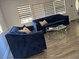 Two sofa one coffee table