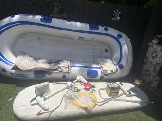 Sea Eagle SE-9 Inflatable Boat with Accessories