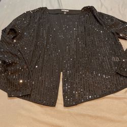 Ladies Sequin Top Size Small