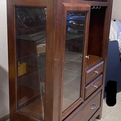 Curio Hutch and Wine Storage