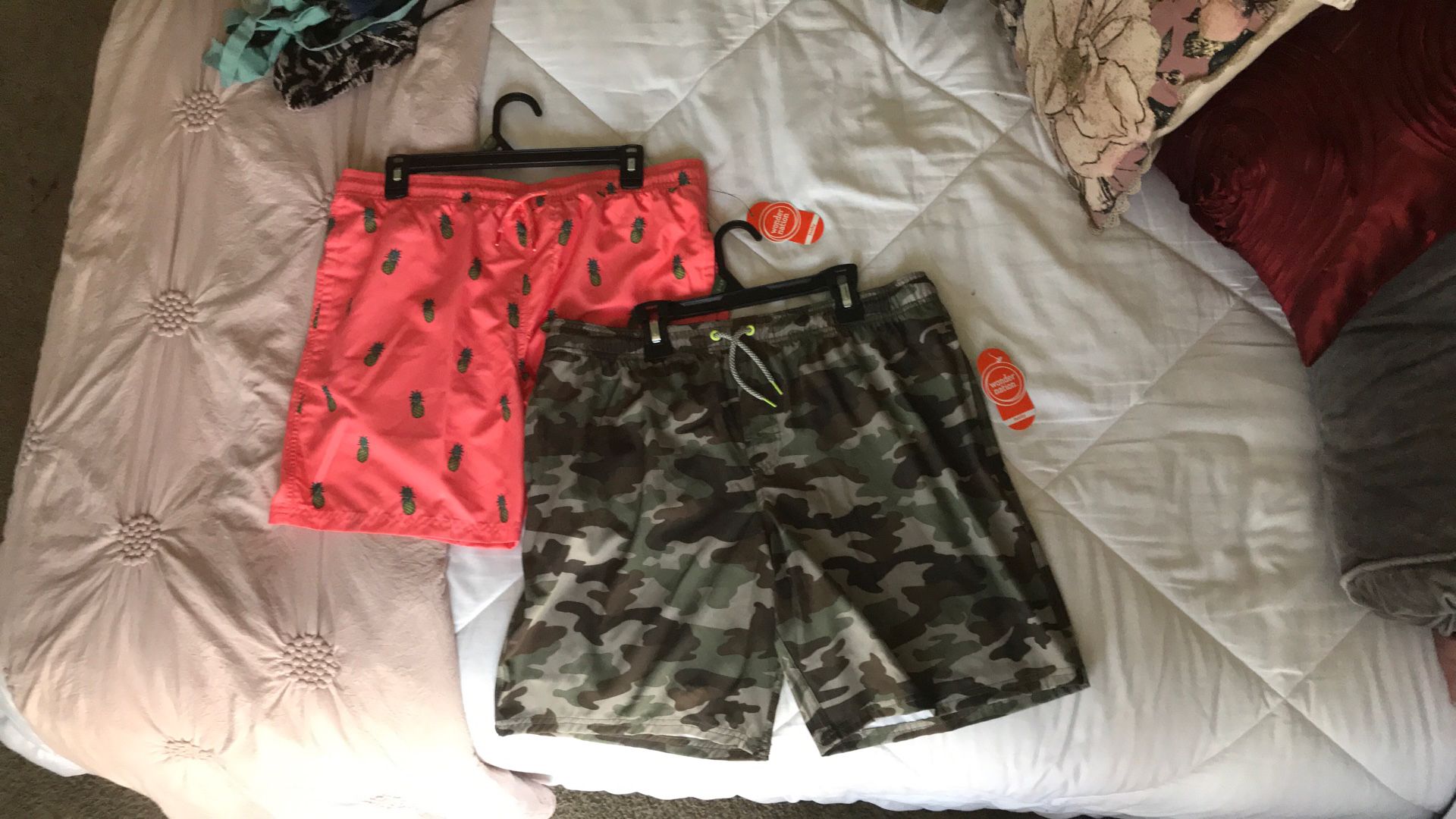 NEW Swim Trunks Boys Husky Size 14-16