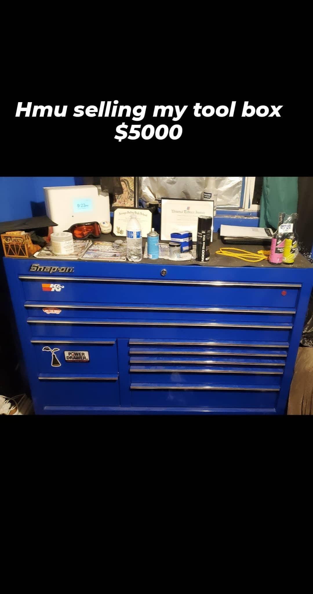 Snap on tool box