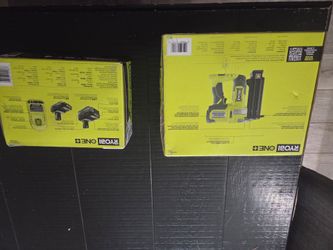 Ryobi 18g nail gun with batterys