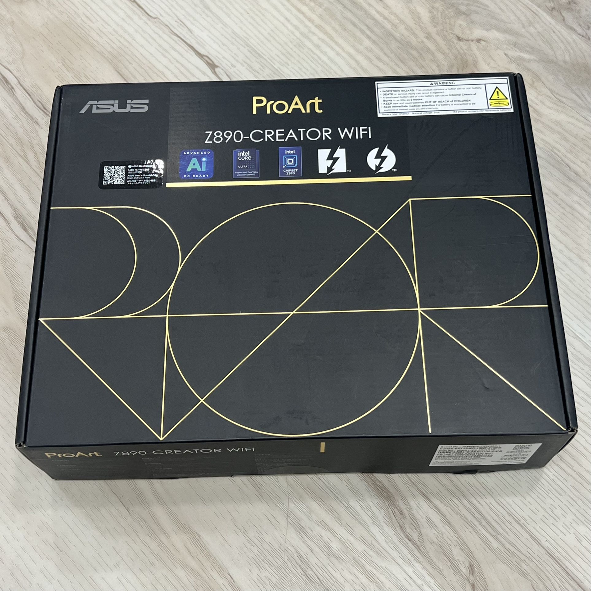 ASUS ProArt Z890-CREATOR WIFI Z890 LGA 1851 ATX Motherboard, Intel® Core™ Ultra