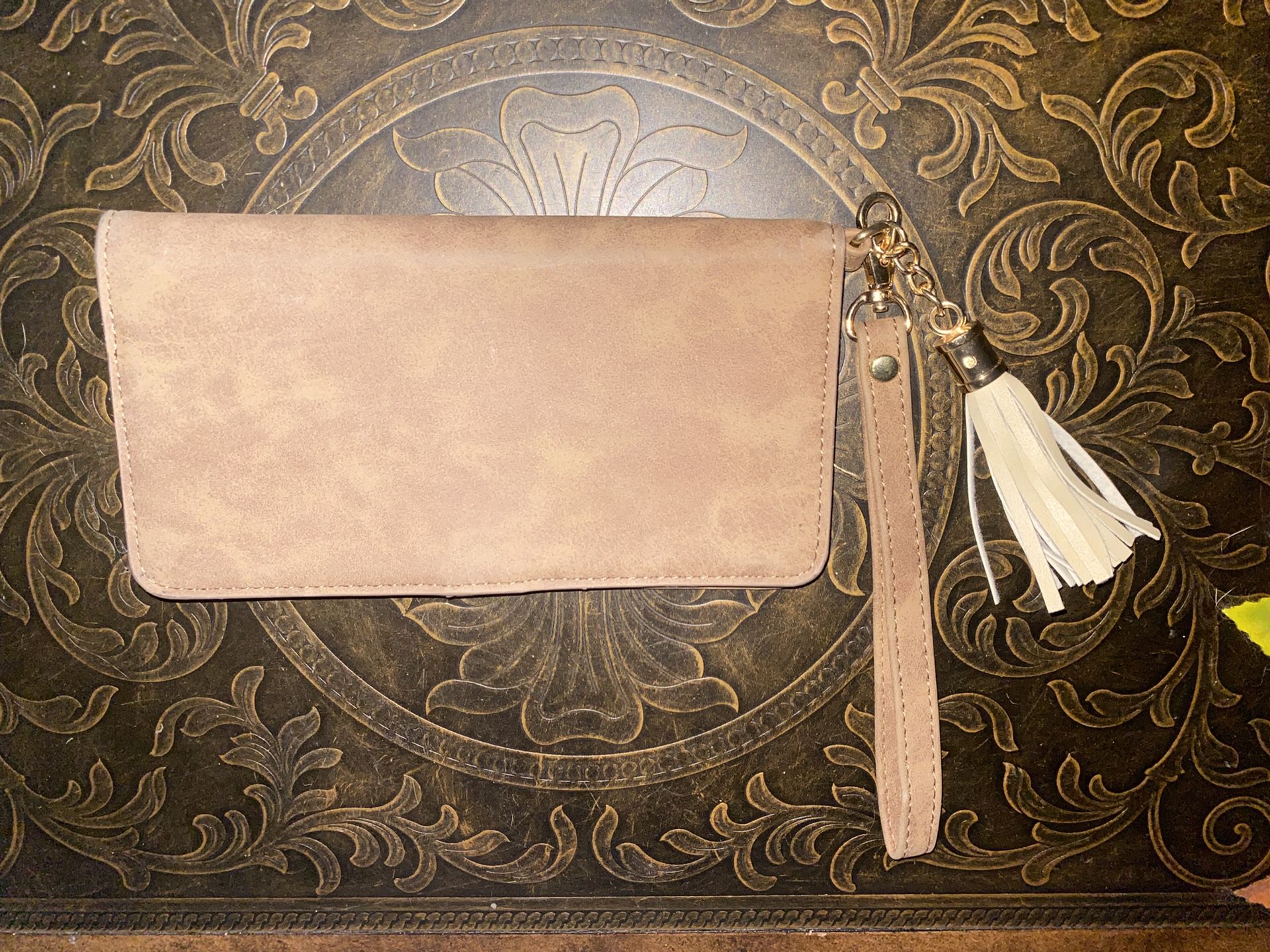 Claire’s Faux Leather Wristlet New