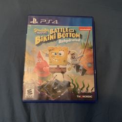 Battle for bikini bottom rehydrated Ps4 game