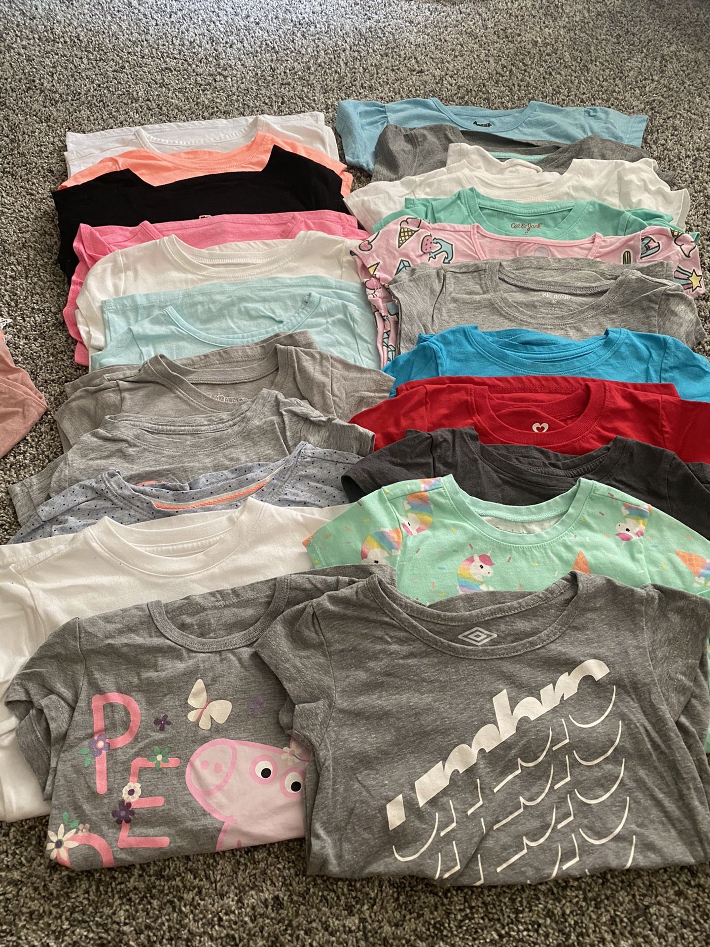 Toddler girl T-shirts,tank tops, dresses - 32 pcs