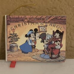 Walt Disney A Mickey’s Christmas Carol Book Ornament 