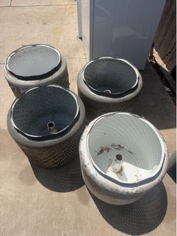 Washer drum Fire pits