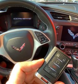 Chevrolet Corvette key fob Chevy key