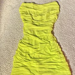 Green Neon Dress 