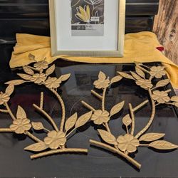 Gold Frame And Gold Wall Decor