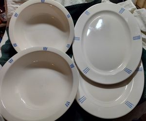 Pfaltzgraff Bonnie Brae Large Serving Bowl and Serving Platter 