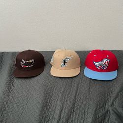 Fitted Hats Angels, Marlins, Rays 7 1/8