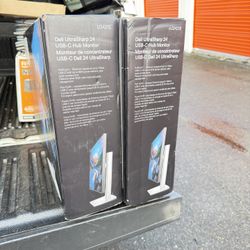 Dell Docking Station W/keyboard& Mouse And 2 Monitors 