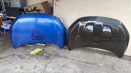 Carbon fiber hood civic
