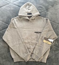 Essentials Fear of God Hoodie Dark Oatmeal Gray Mens M & L Brand New with Tags Multiple Hoodies in Stock
