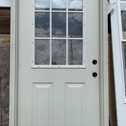 3'0"X 6'8"Stanley insulated door. Left-hand swing in