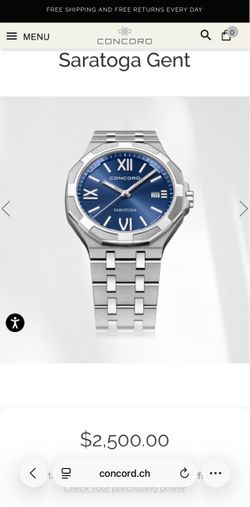 Concord Saratoga Gent Watch