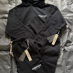 Fear Of God Essentials Black Fleece Set