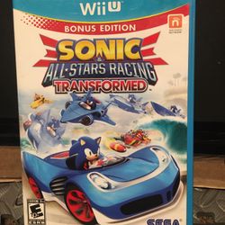 Sonic All Stars Racing Transformed. Wii U 
