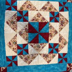 Handmade Patchwork Quilt – Vintage Style