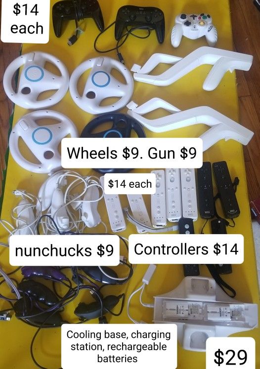 Wii Games And Controllers. Wii Sport. If Shipping Then Order At Least $40. 1 Wk Refund. 5 Star Seller.