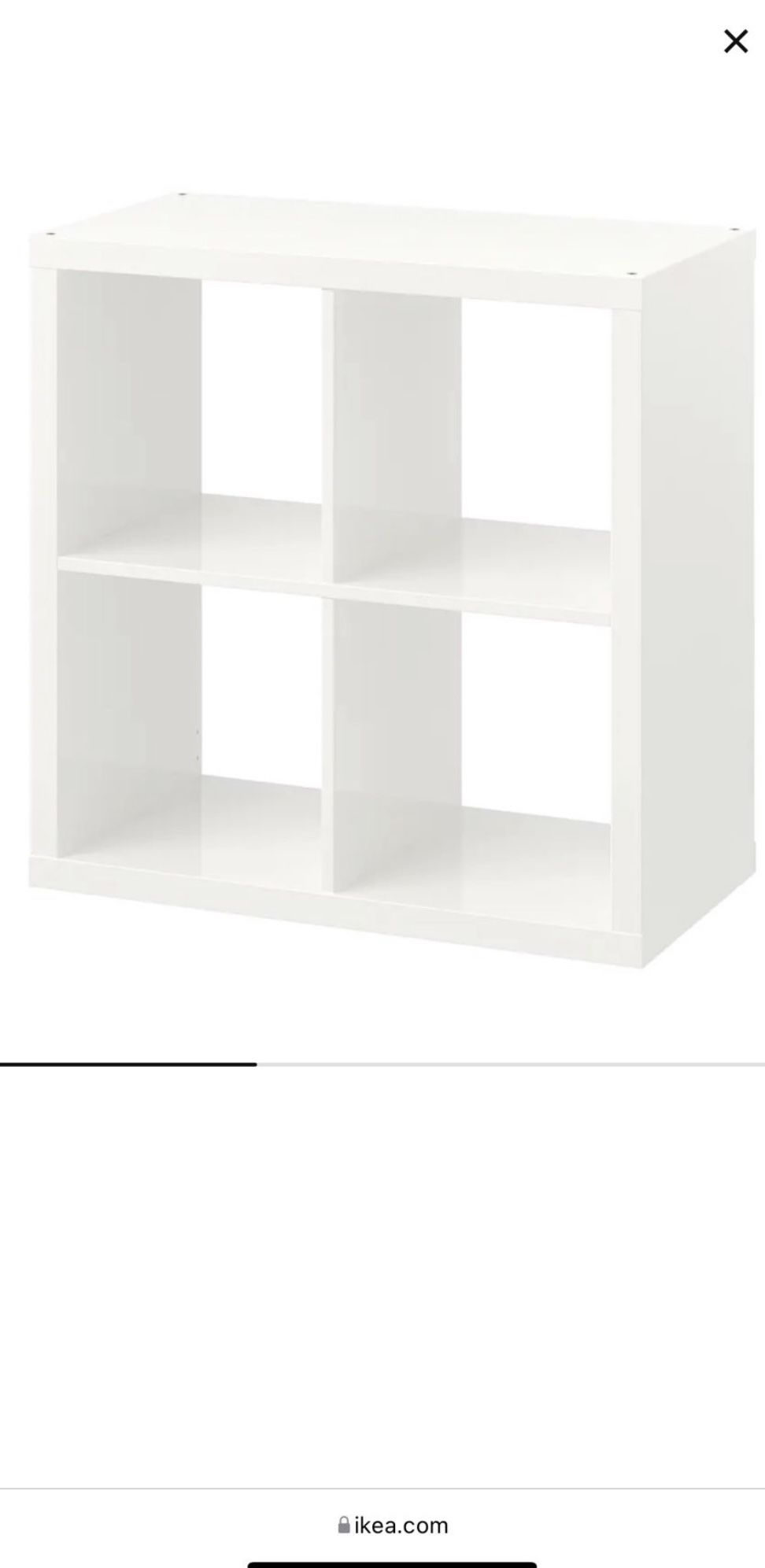 IKEA Kallax Shelf White