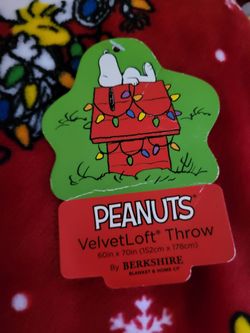 Snoopy Velvet Loft Throw