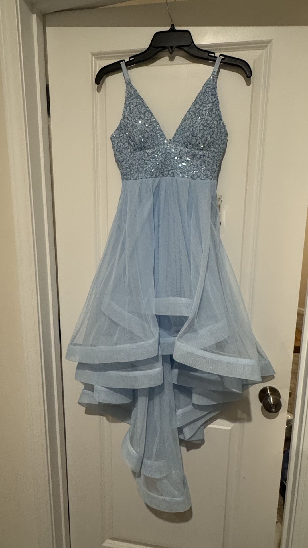 Baby Blue Cocktail Dress - Size 1