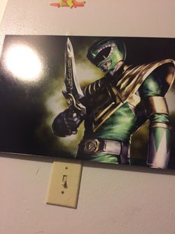 Green ranger foam poster