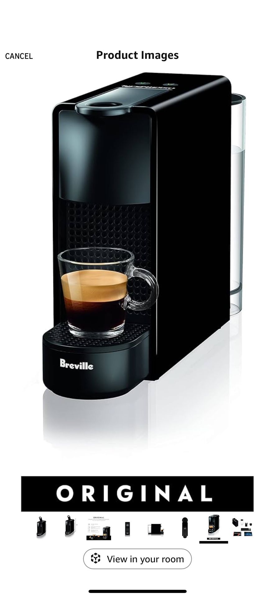 Nespresso Essenza Mini Espresso machine by Breville
