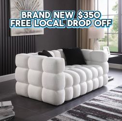 Love seat couch brand new white color FREE LOCAL DROP OFF