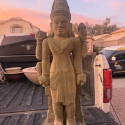 Plastic I Dian God Yard Statue