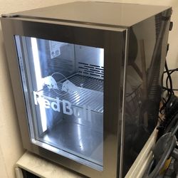 Red Bull Premium Stainless Steel Mini Fridge