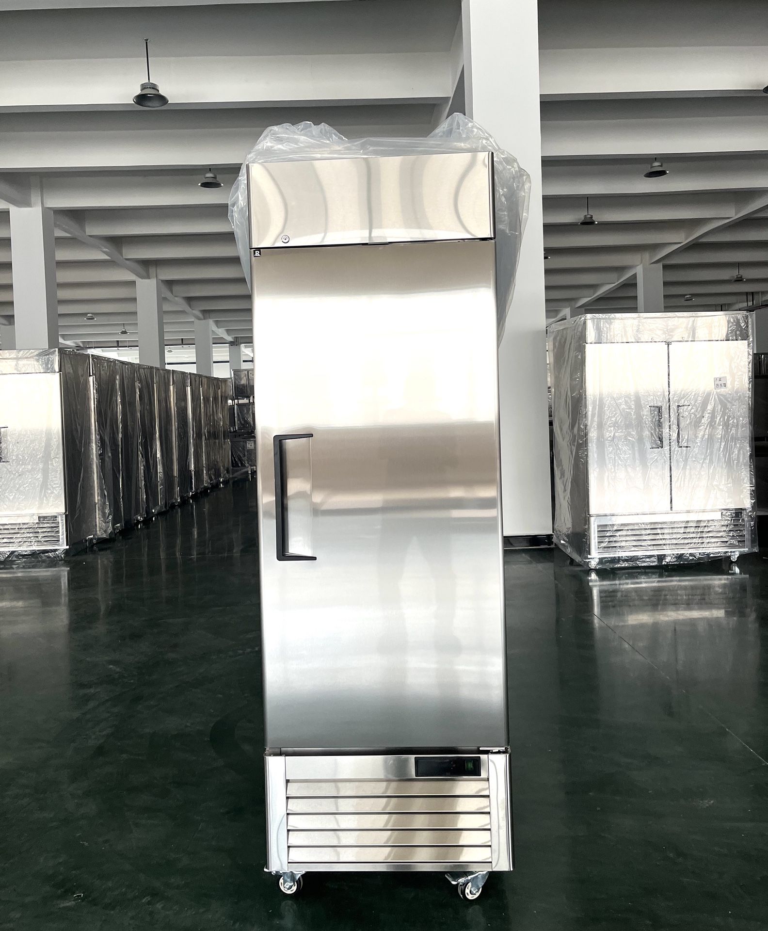 Single Door Stainless Steel Refrigerator