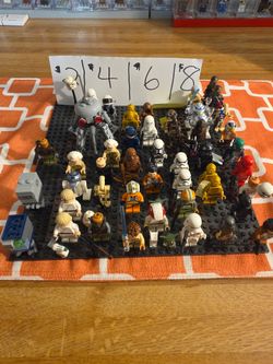 Lego Star Wars Minifigs - you pick $2,4,6,8,10,12,13 - clean, no damage, authentic, some w accessories