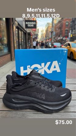 HOKA Men's Black Running Sneakers