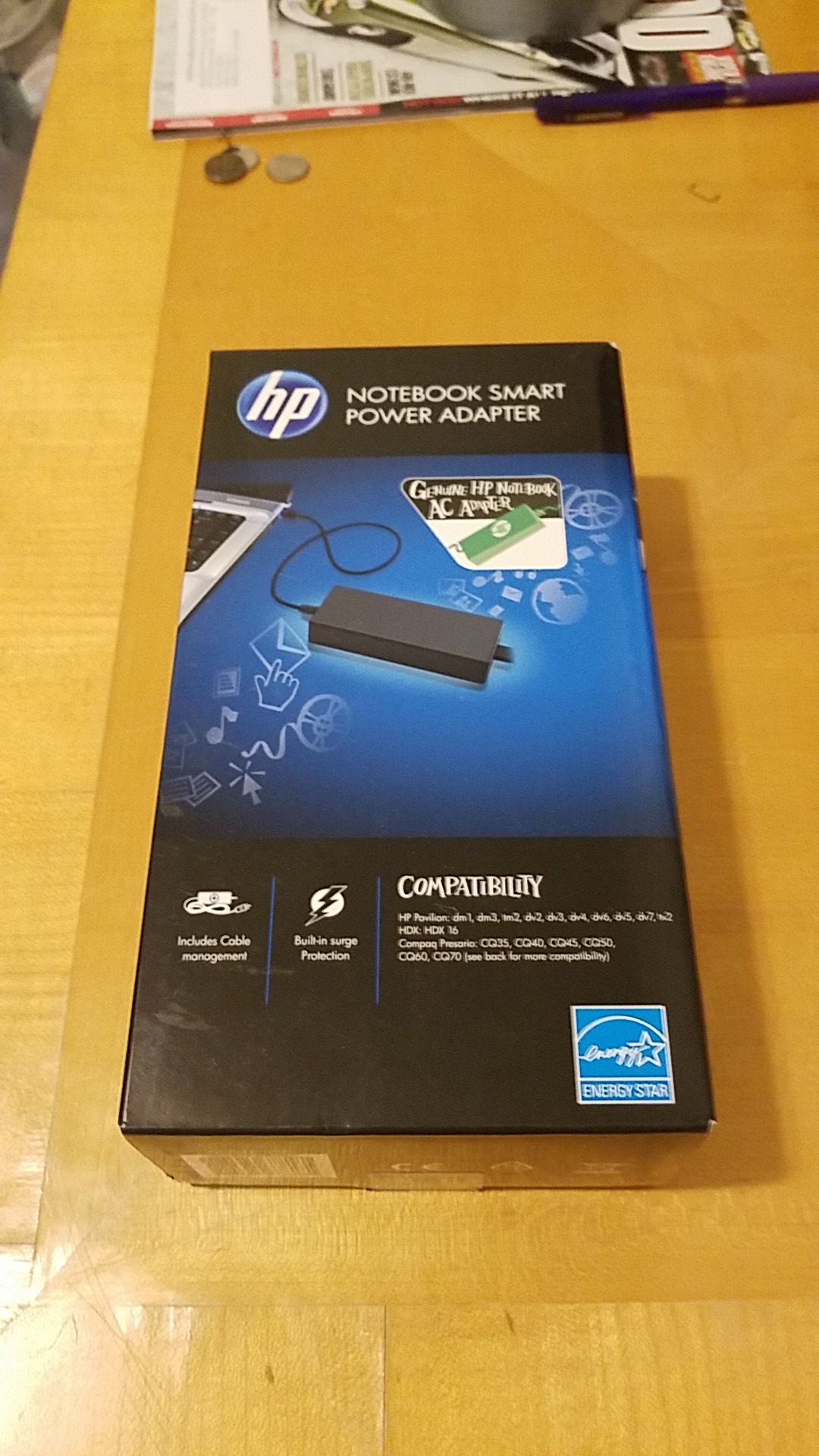 Genuine HP Notebook AC Adapter. New in box