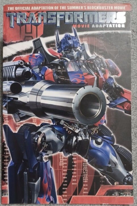 Transformers Paperback Comic Movie Adaptation Optimus Prime Bubblebee Sidewinder